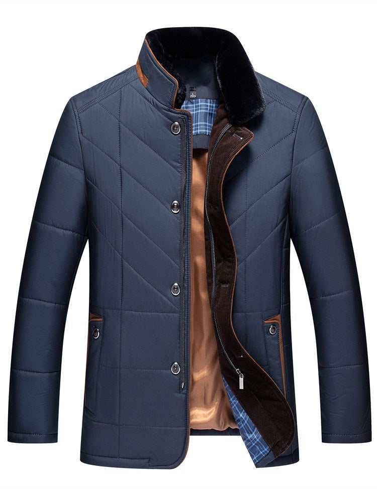 Men’s Stand-Up Collar Winter Coat