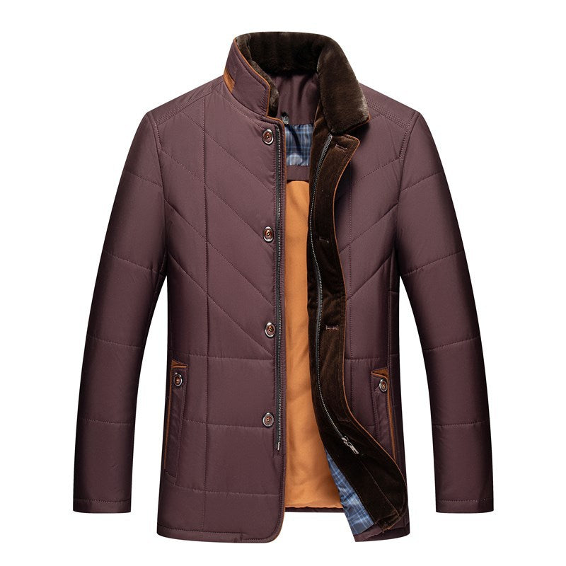 Men’s Stand-Up Collar Winter Coat