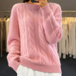 Long Sleeve Soft Knit Sweater for Women