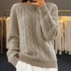 Long Sleeve Soft Knit Sweater for Women