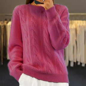 Long Sleeve Soft Knit Sweater for Women