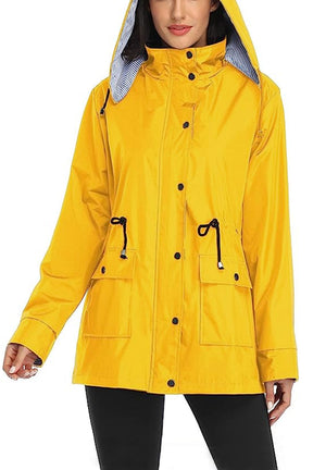 Women's Hooded Raincoat