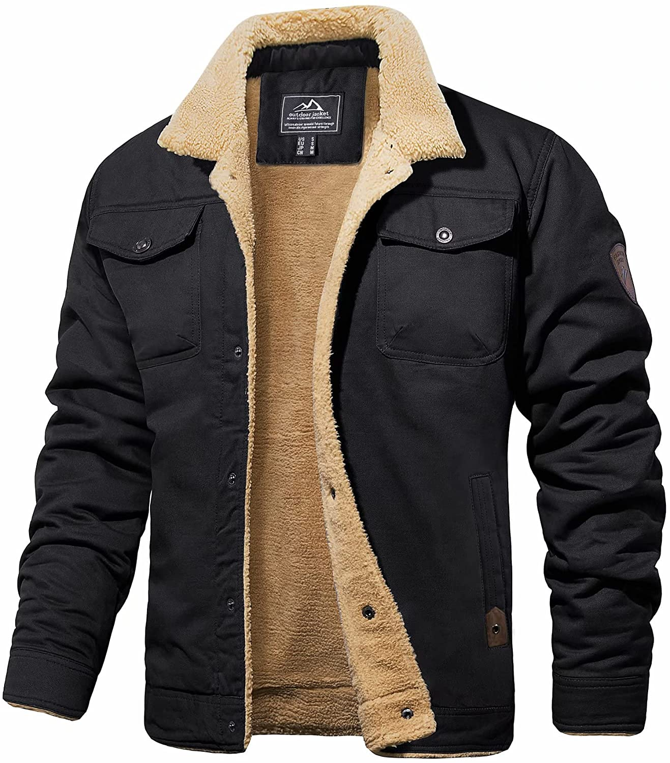 Thick Bomber Jacket for Men