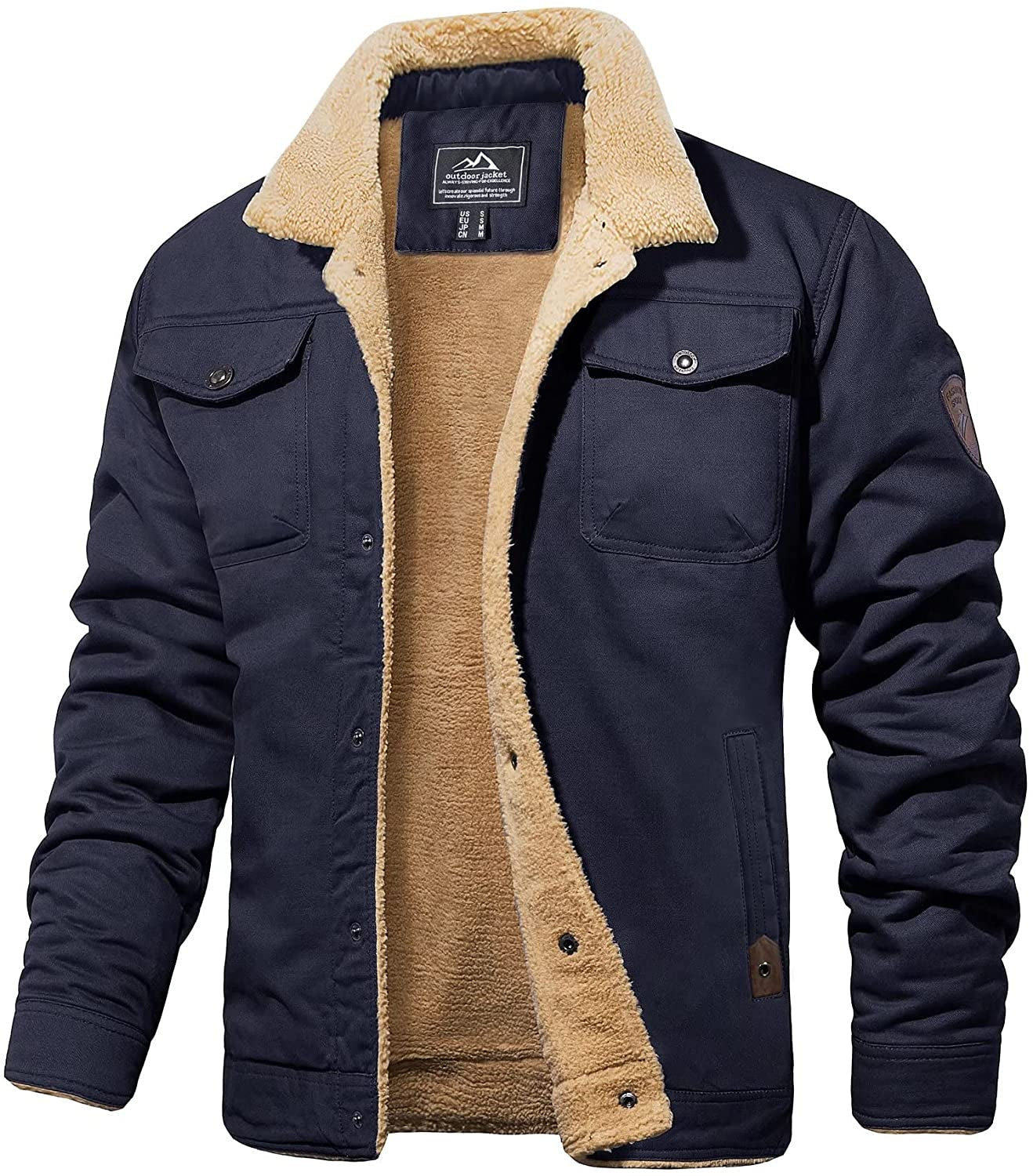 Collar Bomber Jacket for Men